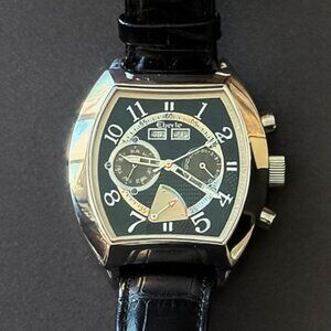 Eberle Automatic Chronograph – E916 - Tonneau Case – Excellent Condition	 Eberle